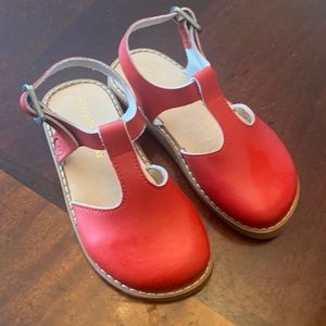 Red Freshly Picked Clog Sandals